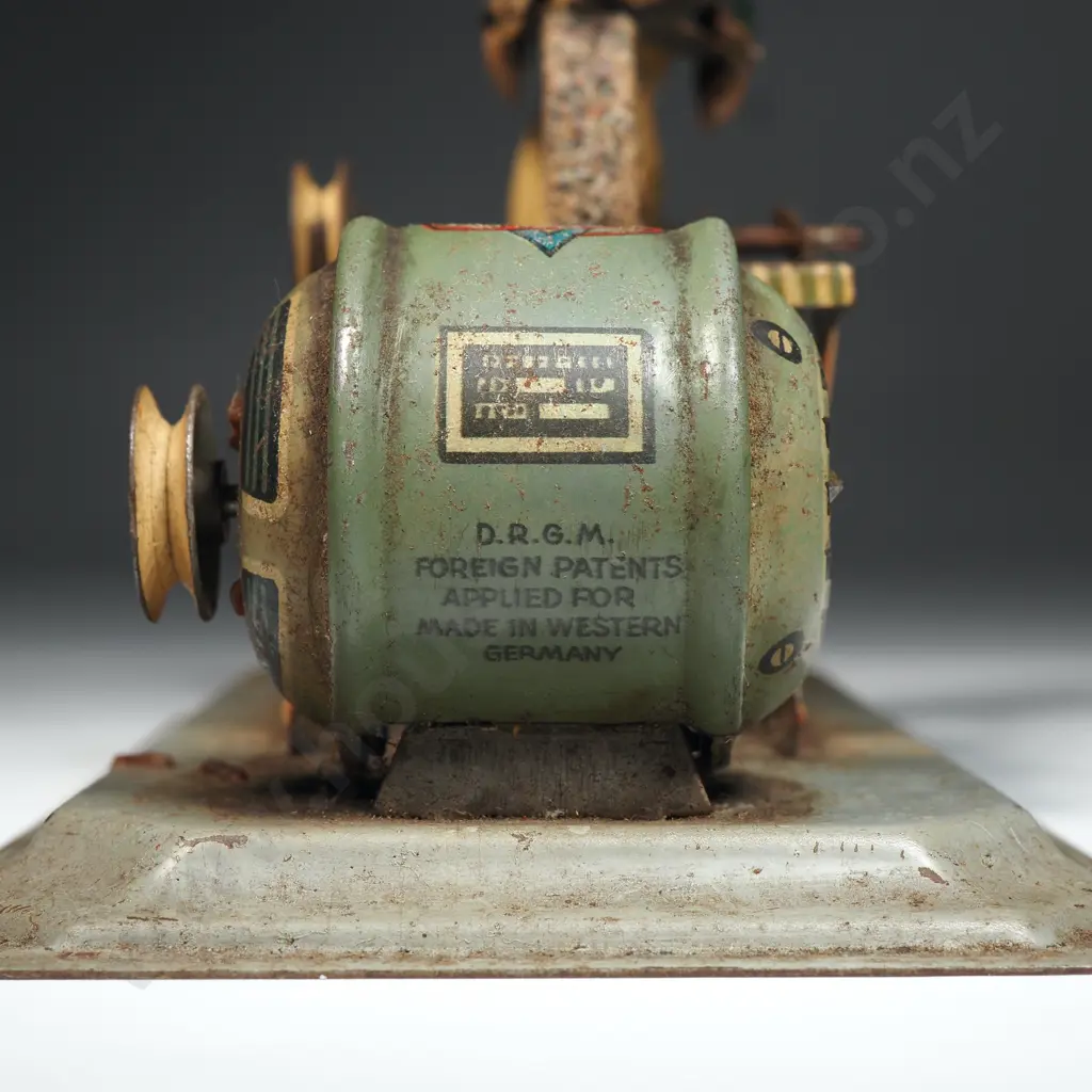 Tin Plate Wind-up Blade Sharpener: Made in Germany Image 1++