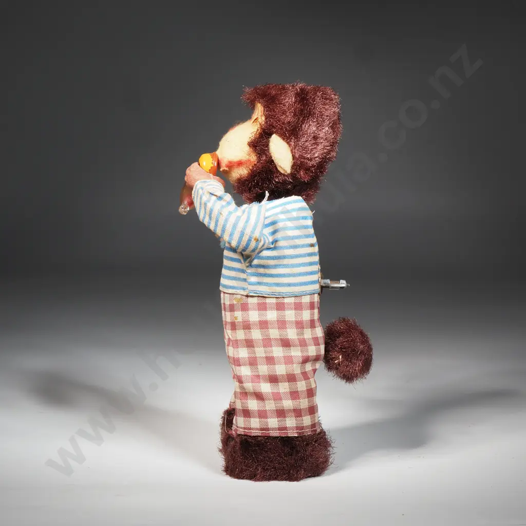 Vintage 'Bar-B-Q' Monkey Mechanical Made In Japan Image 1++