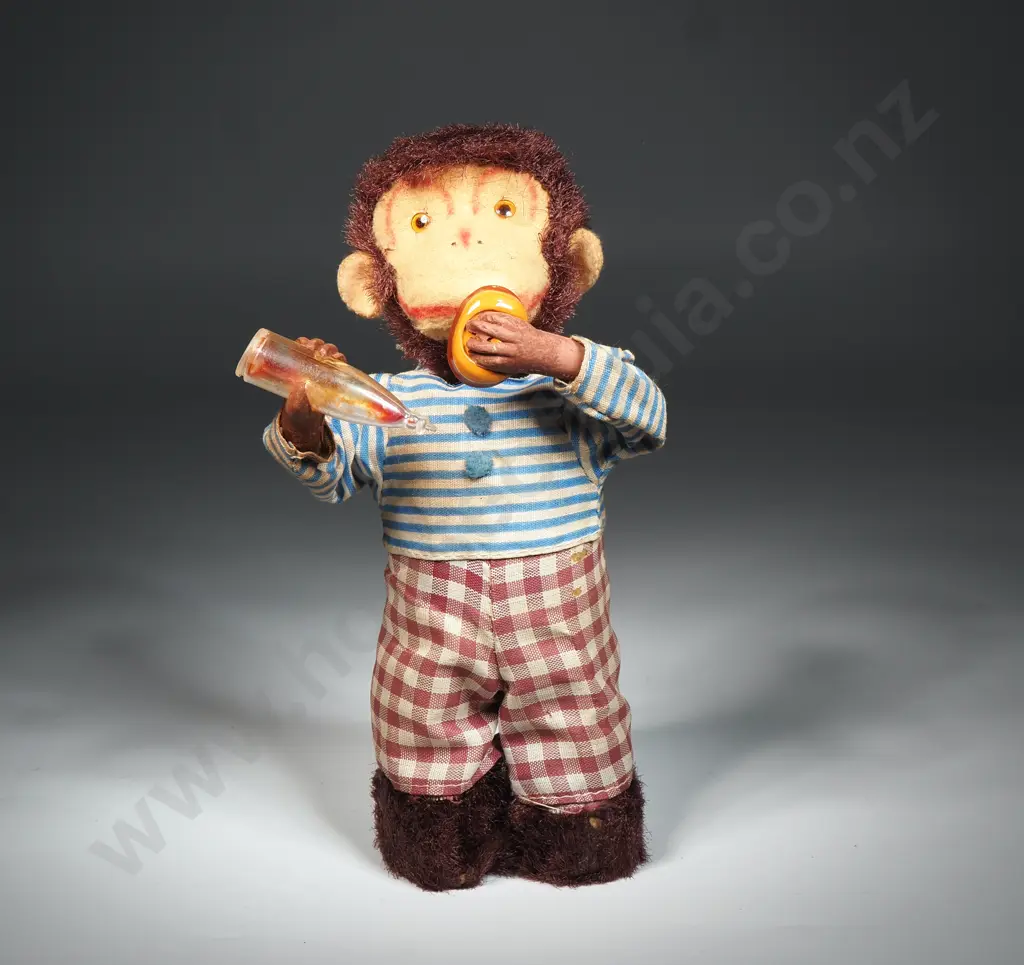 Vintage 'Bar-B-Q' Monkey Mechanical Made In Japan Image 1++