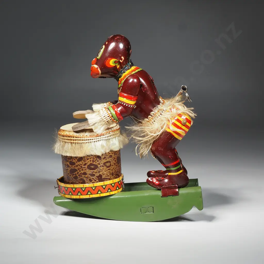 Vintage Tin Plate Wind-up 'Calypso Joe The Drummer' Made in Japan Image 1++