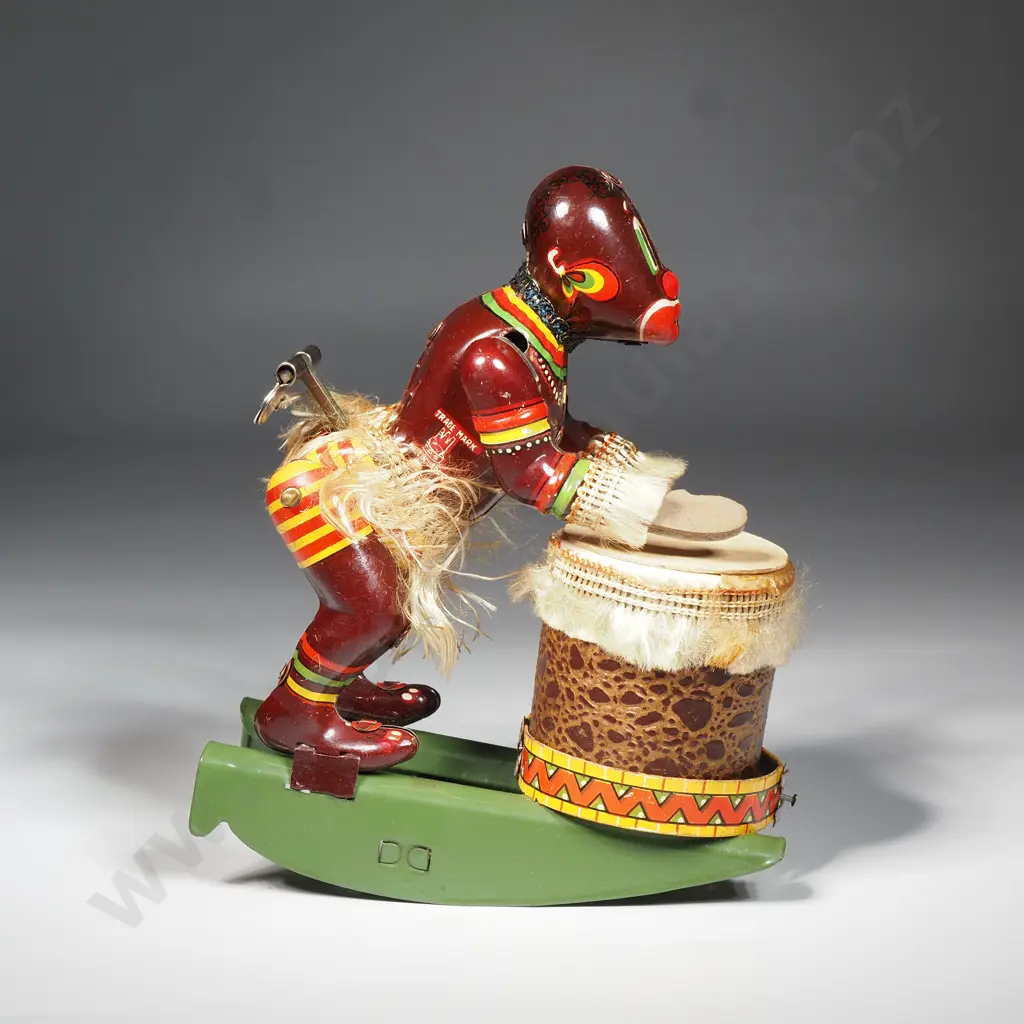 Vintage Tin Plate Wind-up 'Calypso Joe The Drummer' Made in Japan Image 1++