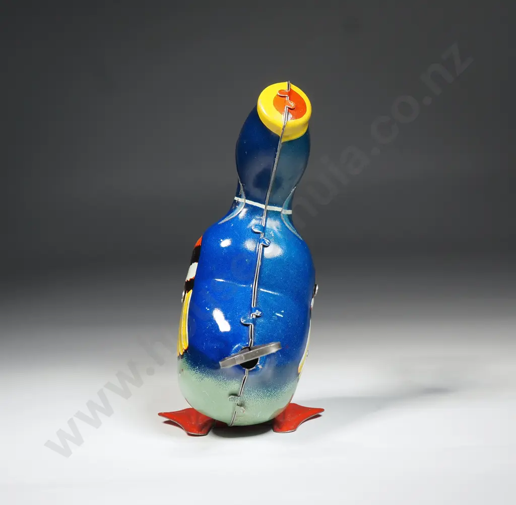 Tin Wind-Up Duck - Made in USA Image 1++