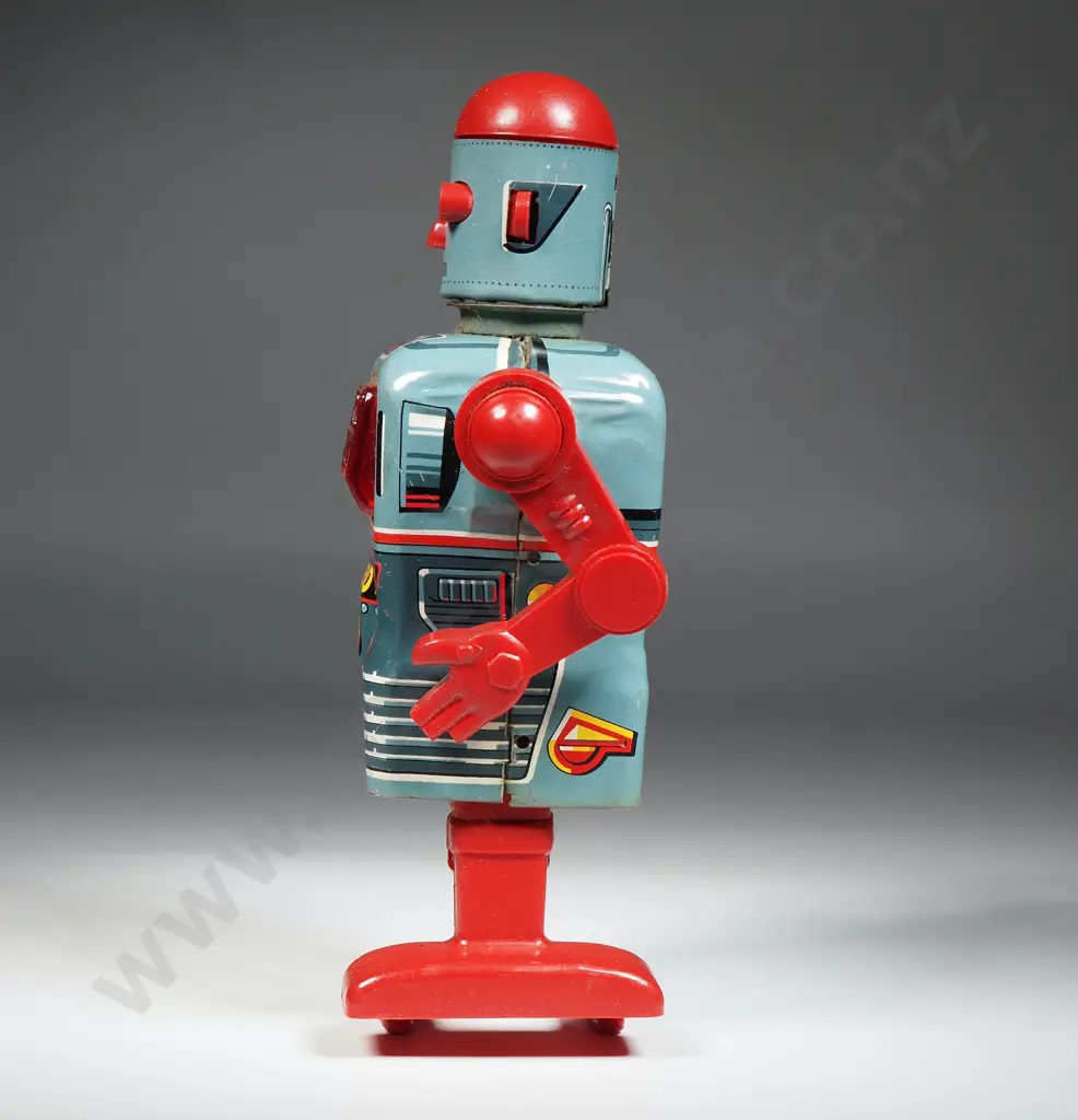 Line Mar Toys - 'Mechanical Walking Sparking Robot' In Original Box, Made in Japan Image 1++