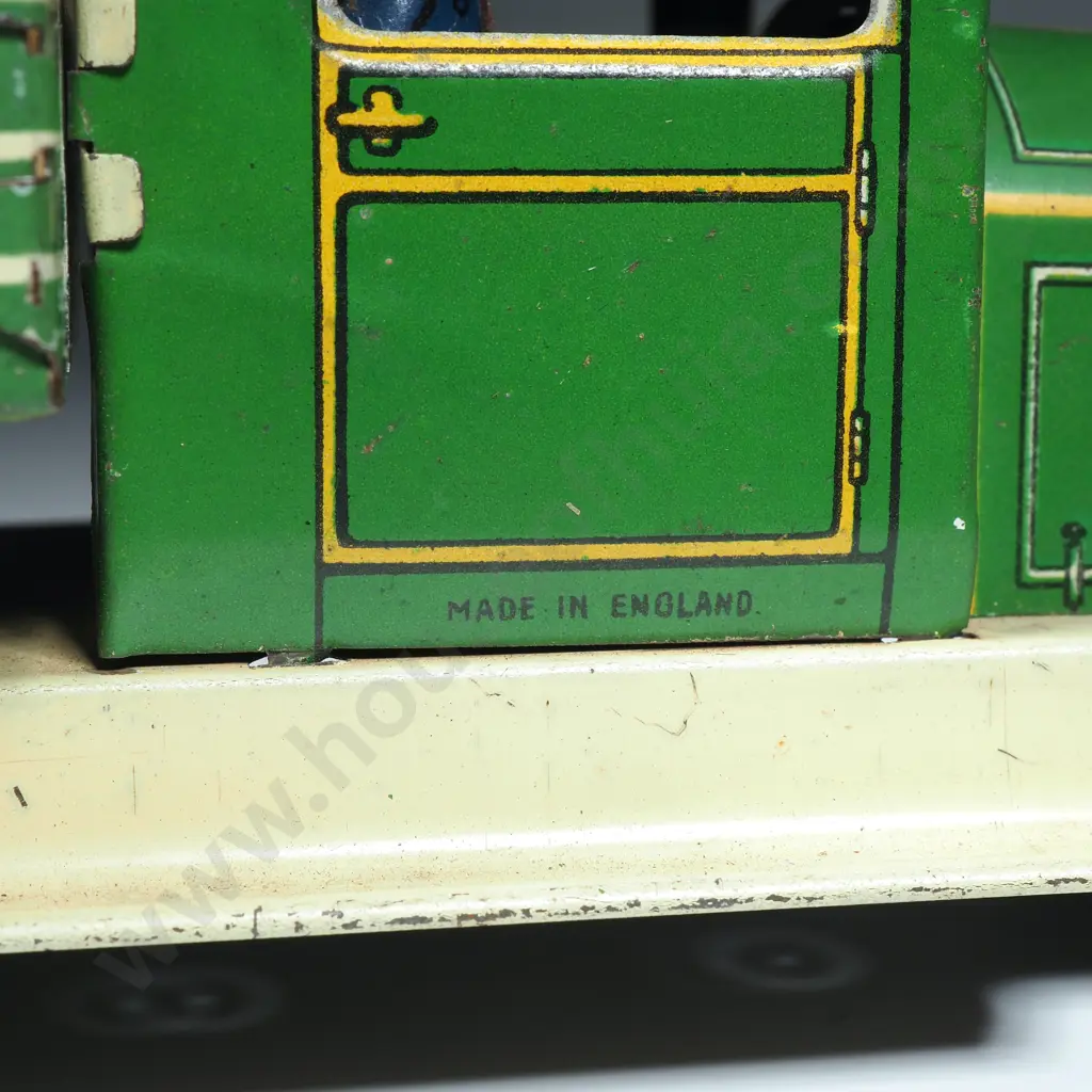 Mettoy Windup Tin Litho Dump Truck Image 1++