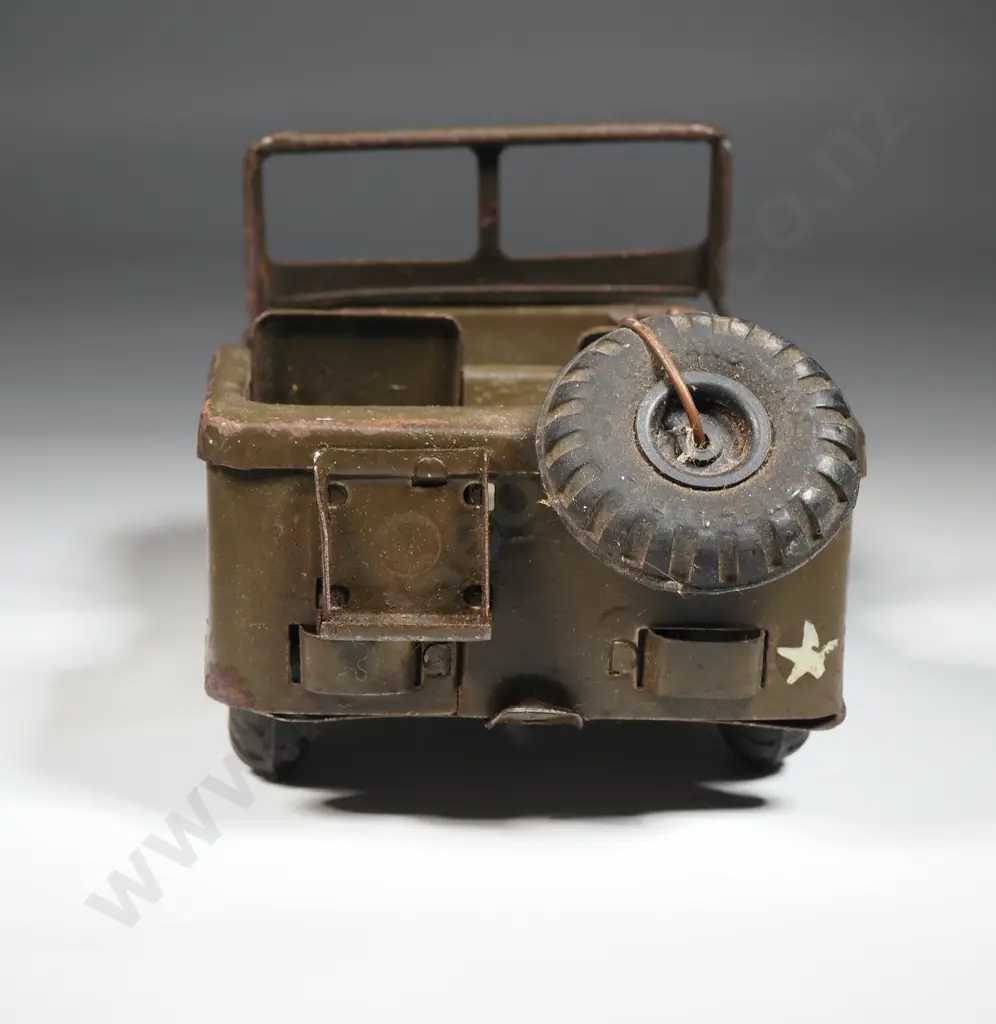Tri-ang Minis Tinplate Clockwork US Army Jeep Image 1++