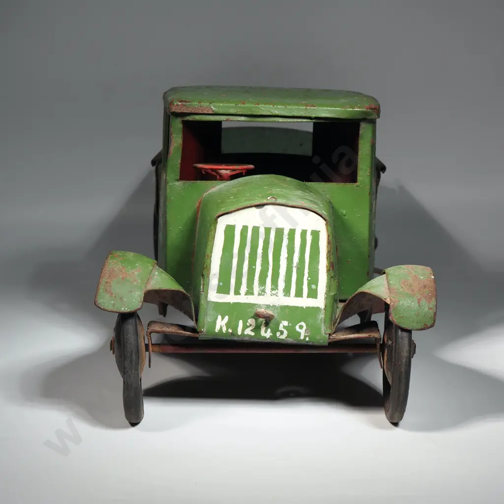 Old Green Tipper Lorry Truck Image 1++