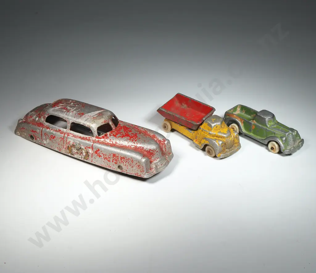 Three Pressed Metal Toys Image 1++
