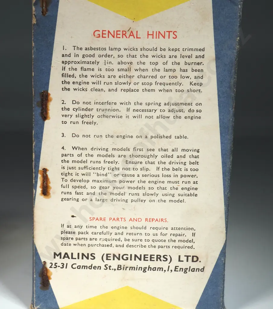 Boxed Mamod M.M.1 Stationary Steam Engine. First Produced In 1939 It was Designed To Power Other Engines. Image 1++