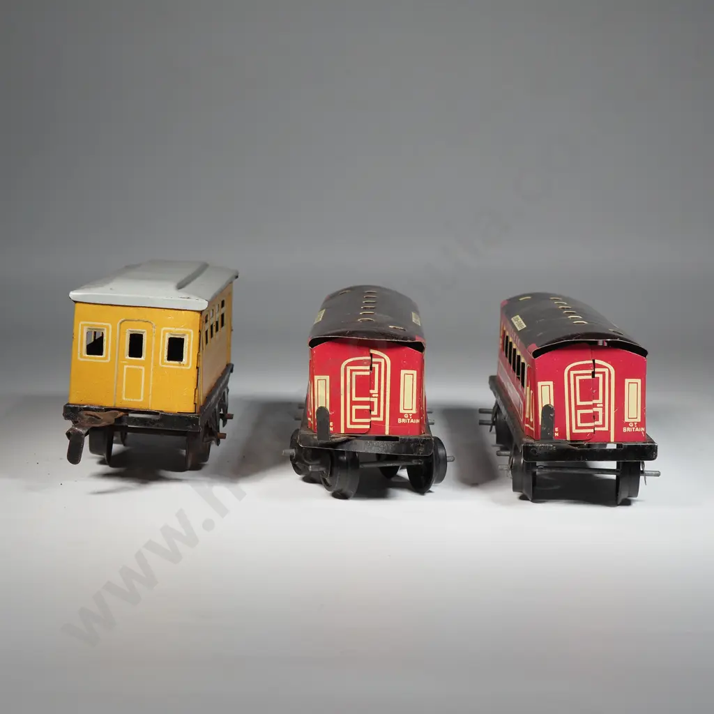 Three Train Passenger Cars Image 1++