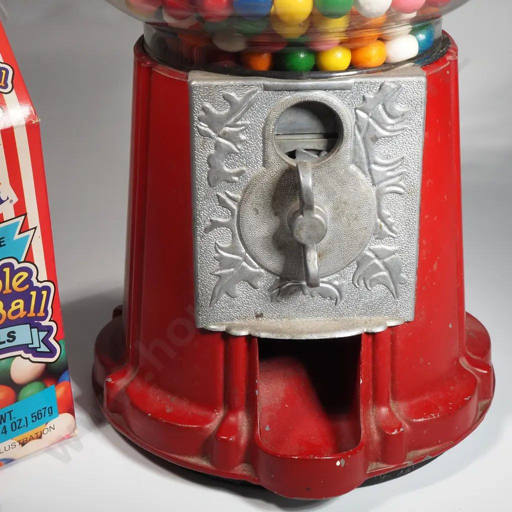 Carousel Gumball Machine Bank w Gumballs + Extra Gumball Refills Image 1++