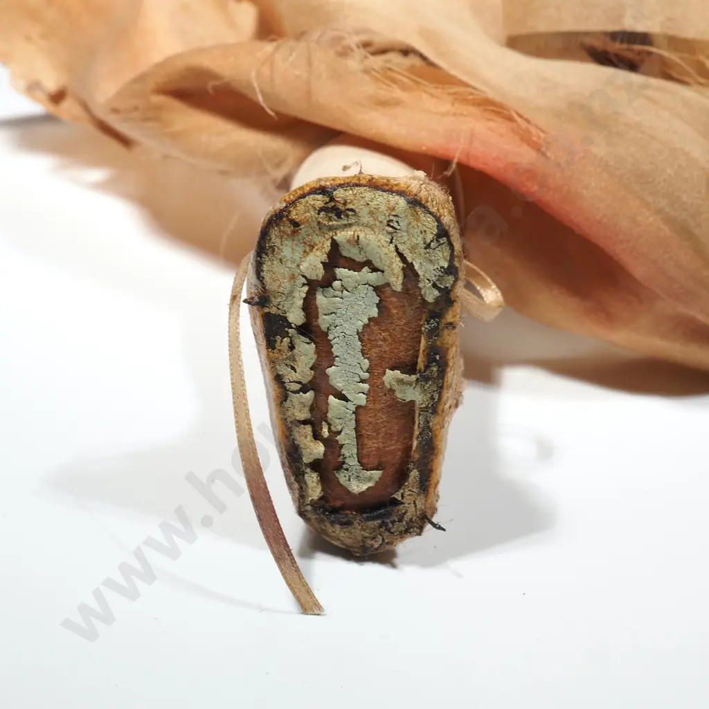 Simon & Halbig China Faced Doll. 117. Pretty Doll w Closed Mouth, Brown Eyes,  Brunette Hair & Original Clothing Image 1++