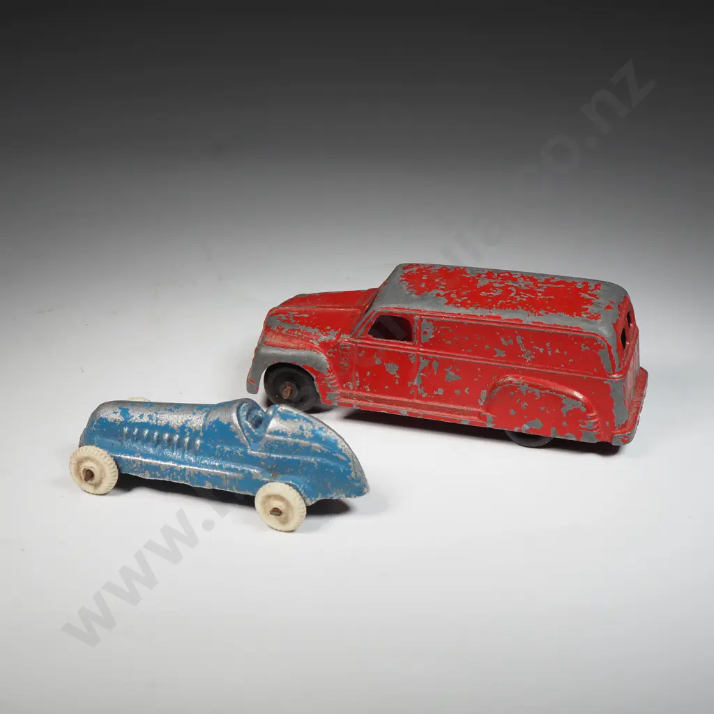 Tin Plate Racer & Van Image 1++