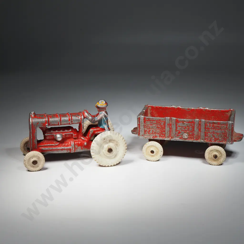 FunHo! - Allis-Chalmers Tractor with Flatbed Trailer Image 1++