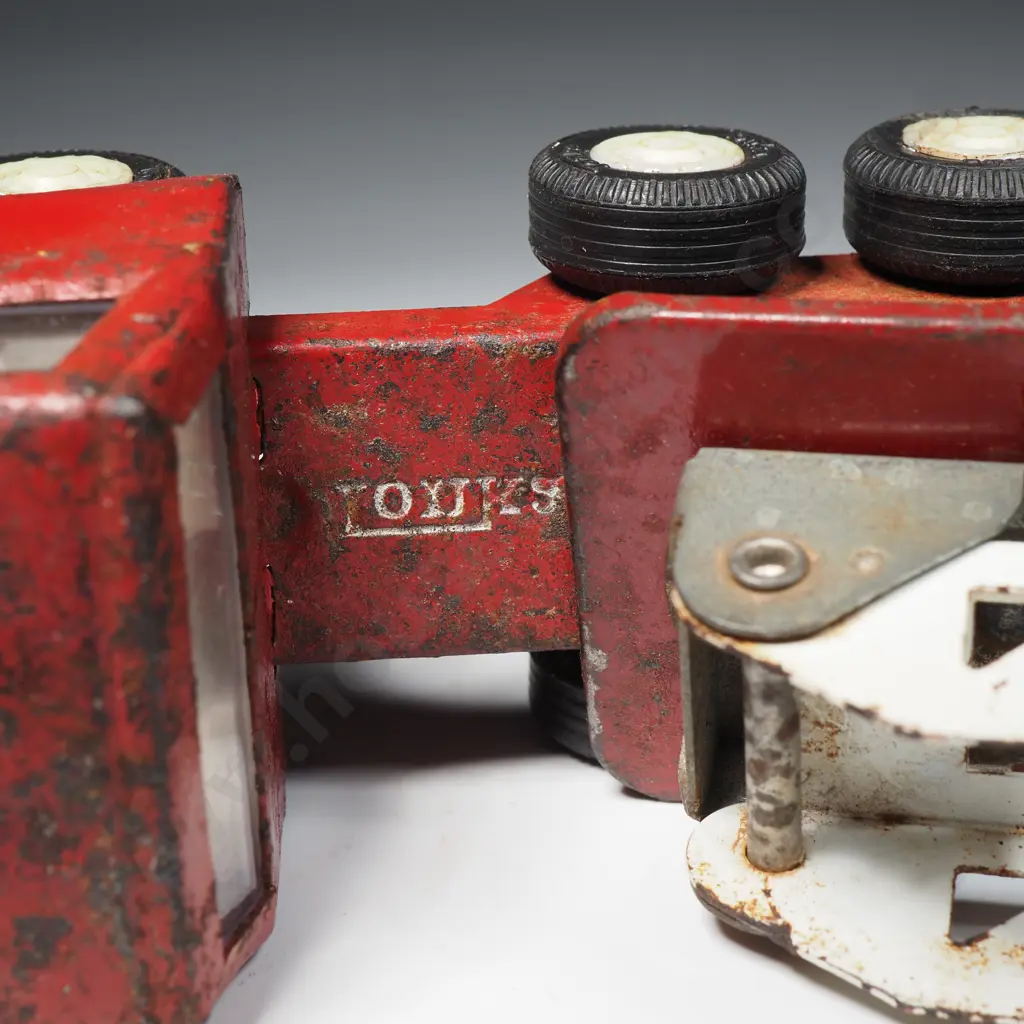 Vintage Pressed Steel Tonka Hook & Ladder Fire Truck Circa 1960 Image 1++