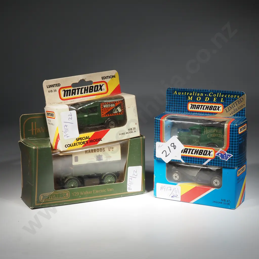 Four Matchbox Models - One Models of Yesteryear, One Special Collectors Limited Edition Image 1++