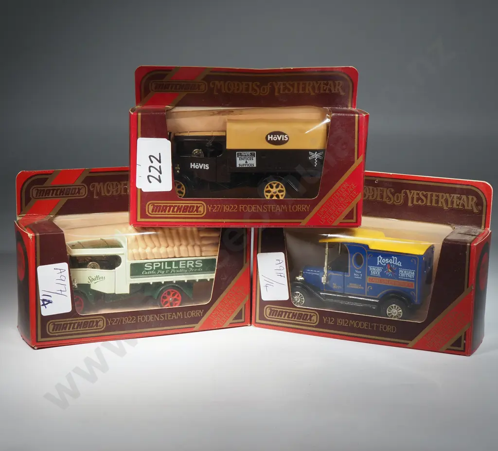 Three Matchbox Models of Yesteryear -Limited Edition Image 1++