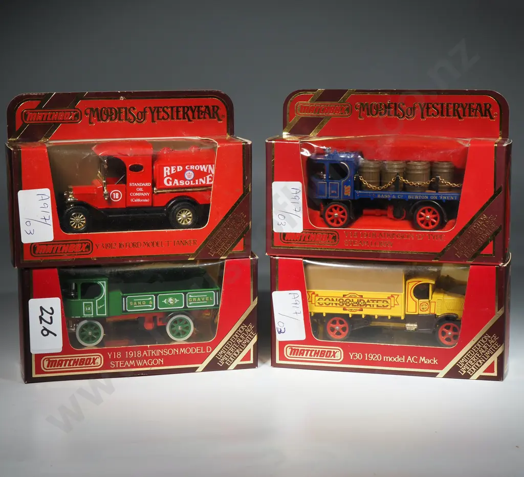 Four Matchbox Models of Yesteryear - Limited Edition Image 1++