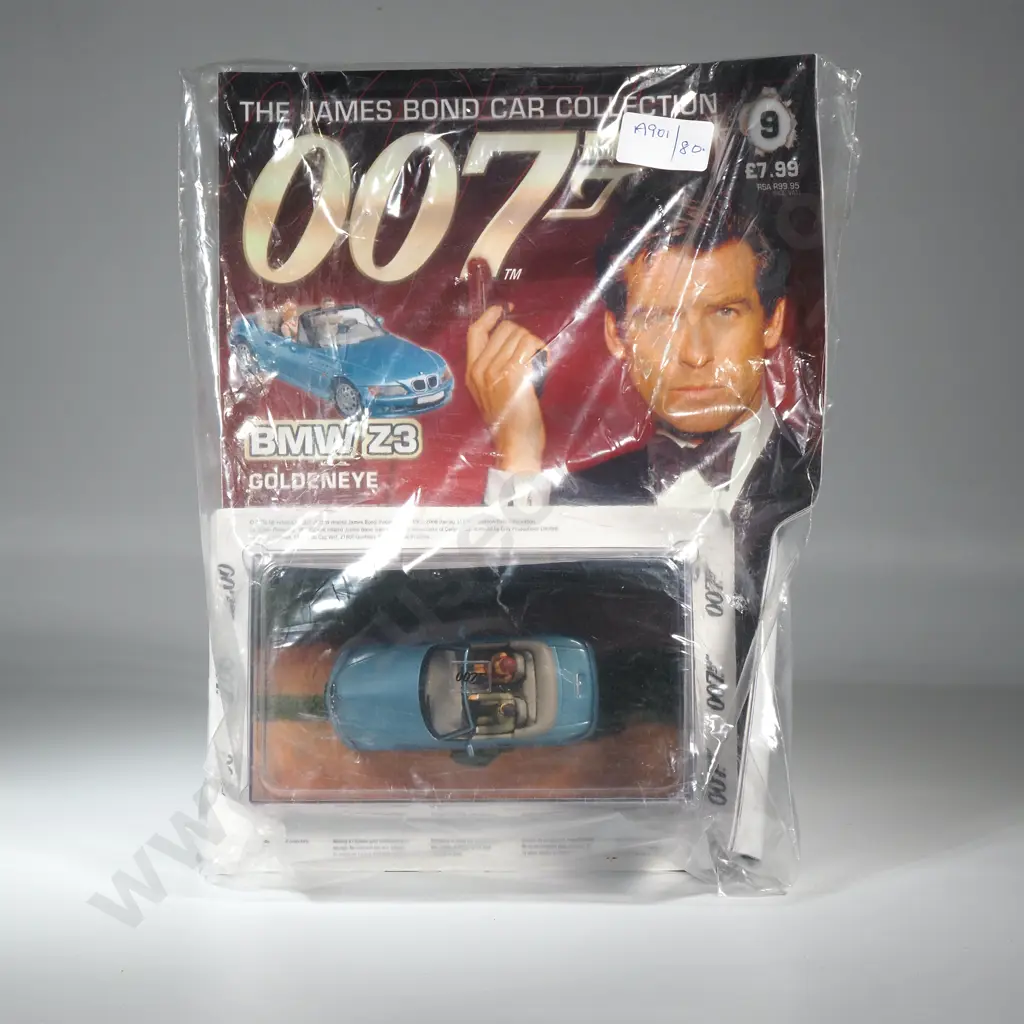 DY9 James Bond Car Collection 1/43 O Scale, BMW Z3, Goldeneye Image 1++