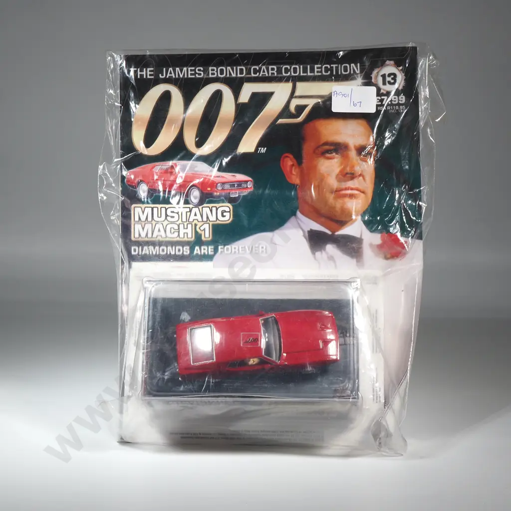 DY13 James Bond Car Collection 1/43 O Scale,Mustang Mach 1, Diamonds Are Forever Image 1++
