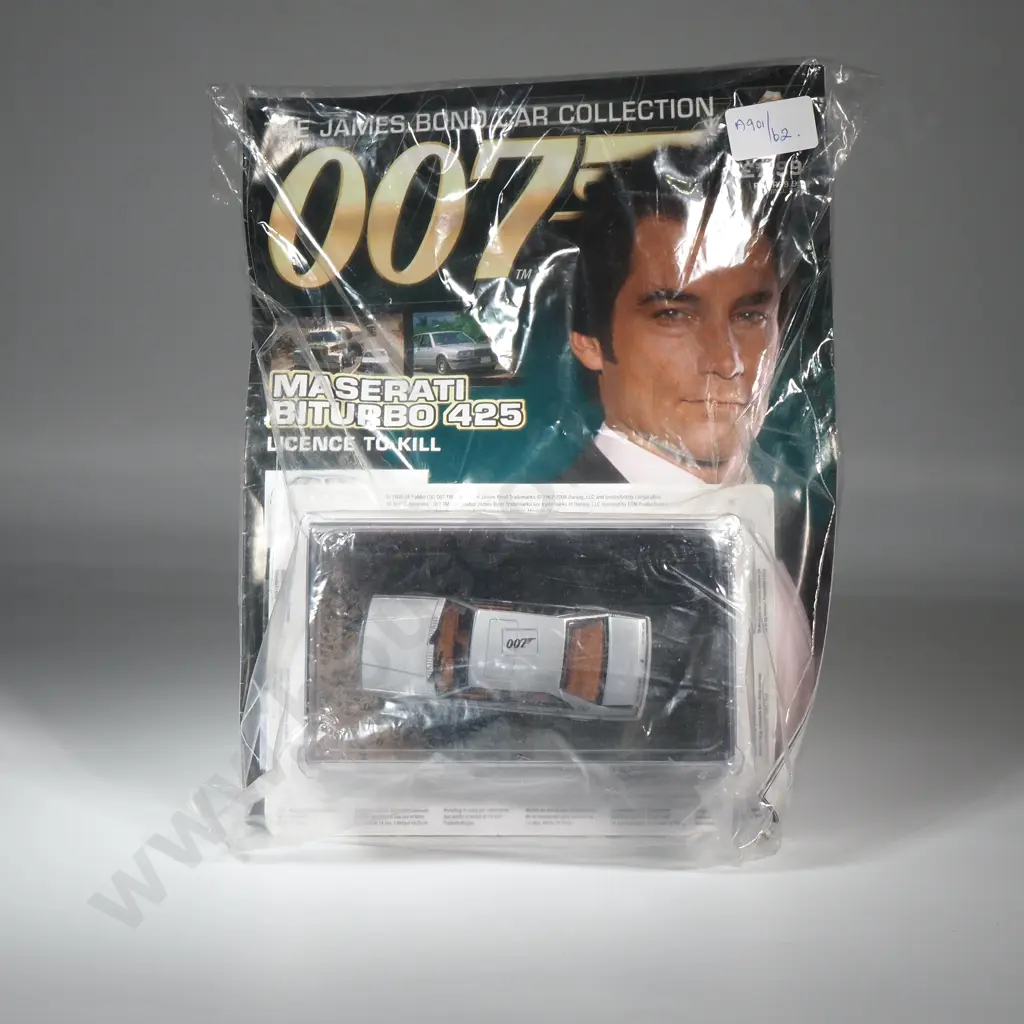 DY38 James Bond Car Collection 1/43 O Scale Maserati Biturbo 425, Licence To Kill Image 1++