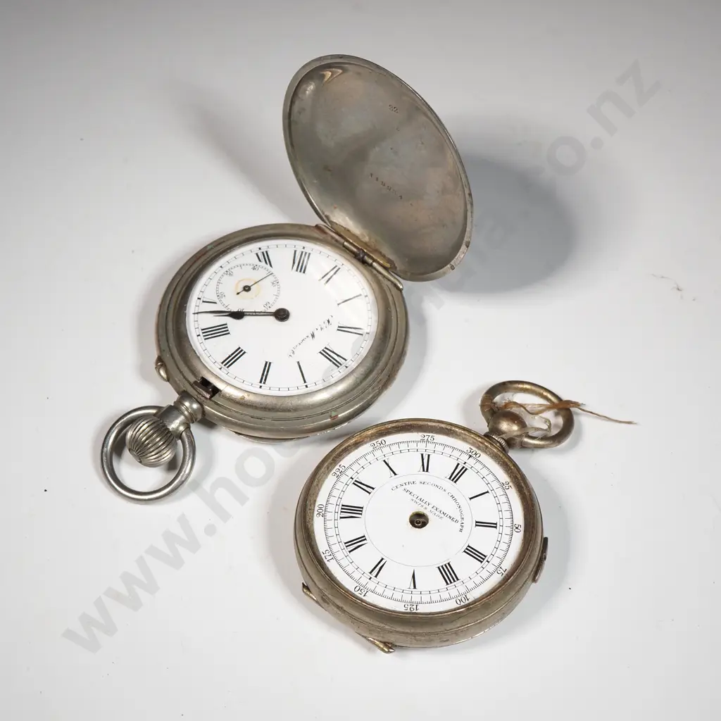 Two Pocket Watches - One Swiss Chronometer Image 1++
