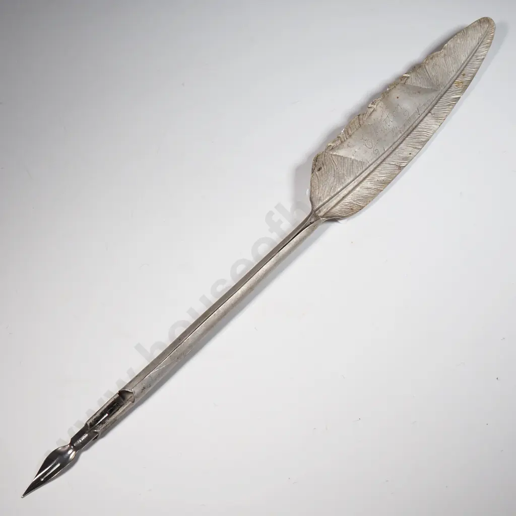 Antique Quill Named to E Sutton Image 1++