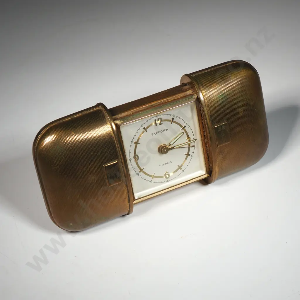 Brass Europa Travelling Clock Image 1++