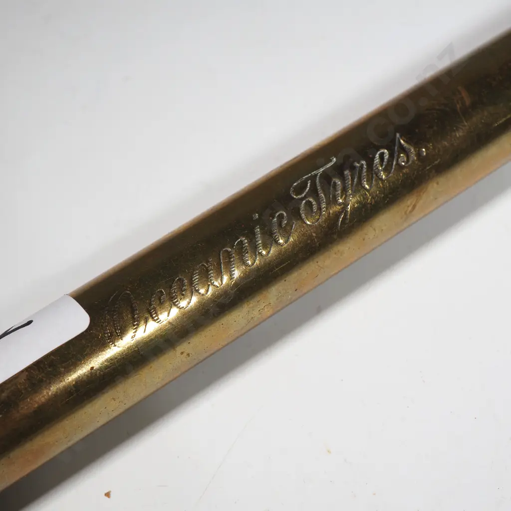 Oceanic Tyres Brass Bicycle Pump Image 1++