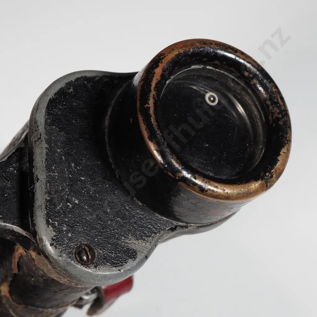 Pair Of Vintage Carl Zeiss Military Binoculars with Replacement Strap  Image 1++