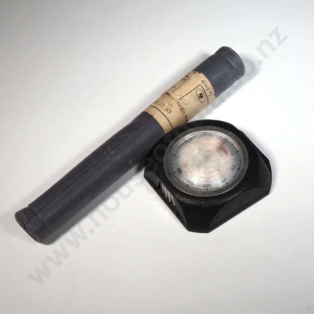 Vintage Tube Containing Wire Needles &  A Thommen Altimeter  Image 1++