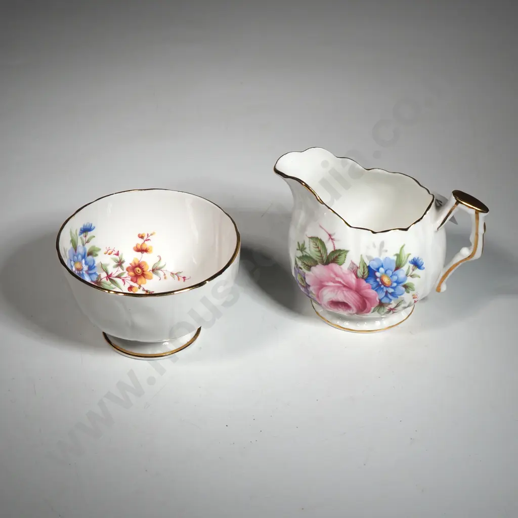 Bone China Jug & Sugar Bowl - Aynsley, Made in England Image 1++