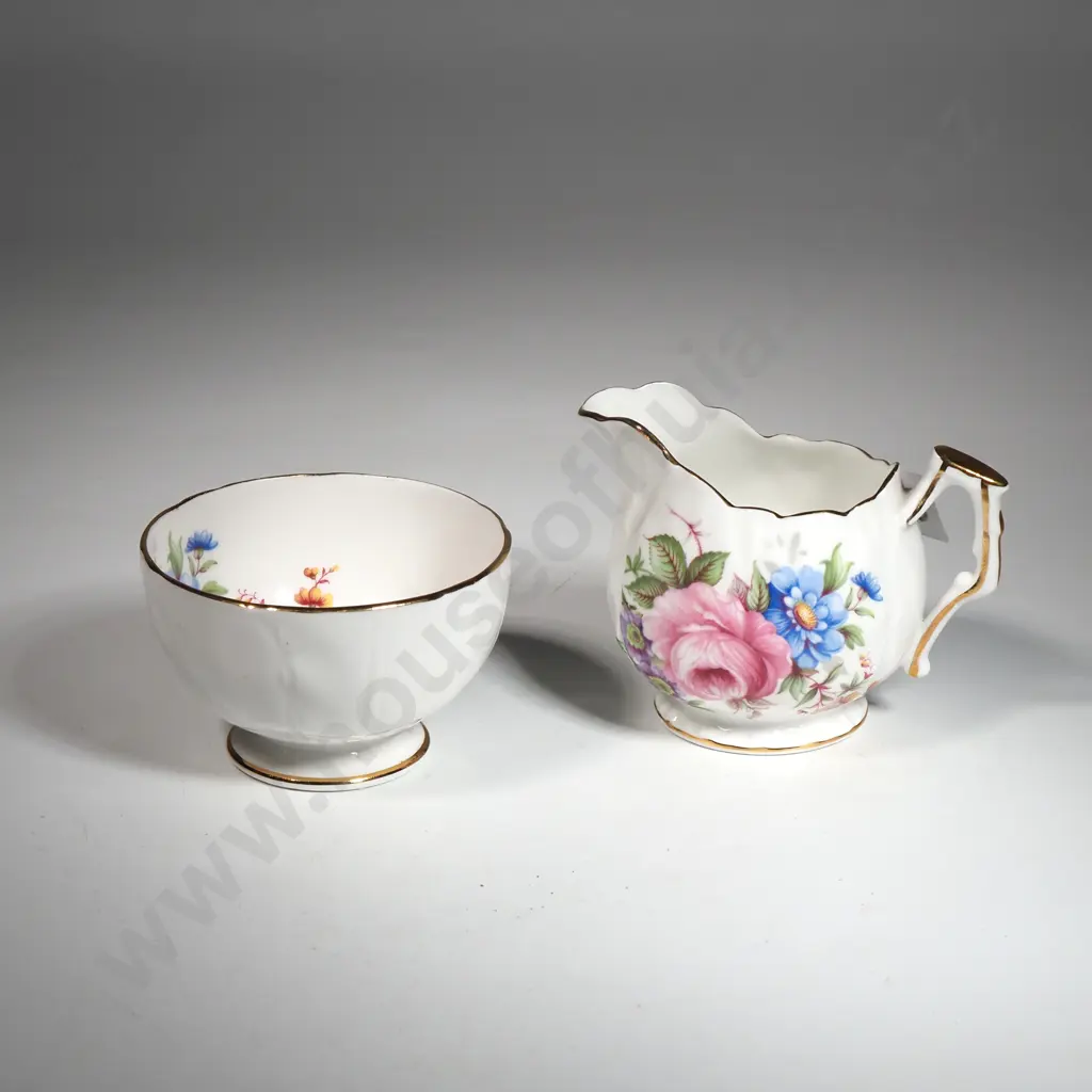 Bone China Jug & Sugar Bowl - Aynsley, Made in England Image 1++