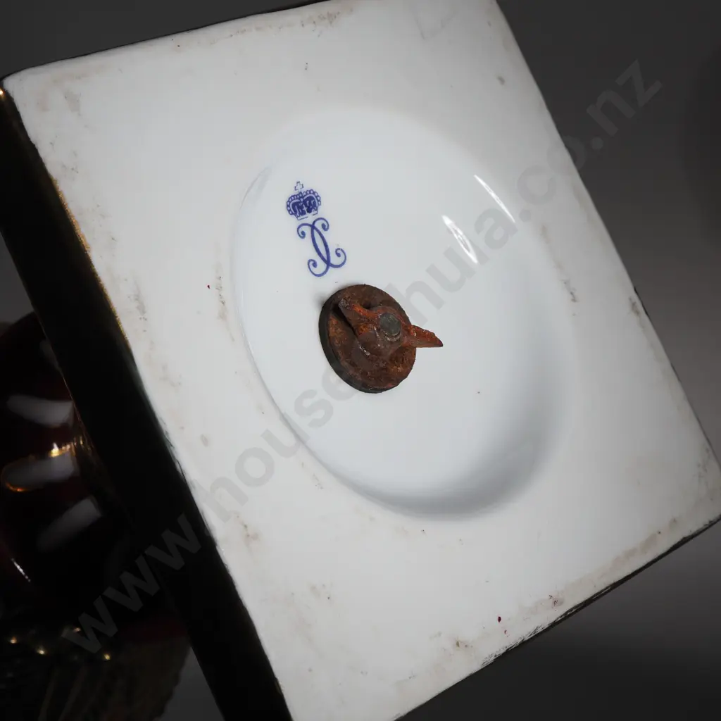 Pair of Limoges Sevres Style Vases w Bucolic Landscape & Intricate Gold Gilding Image 1++