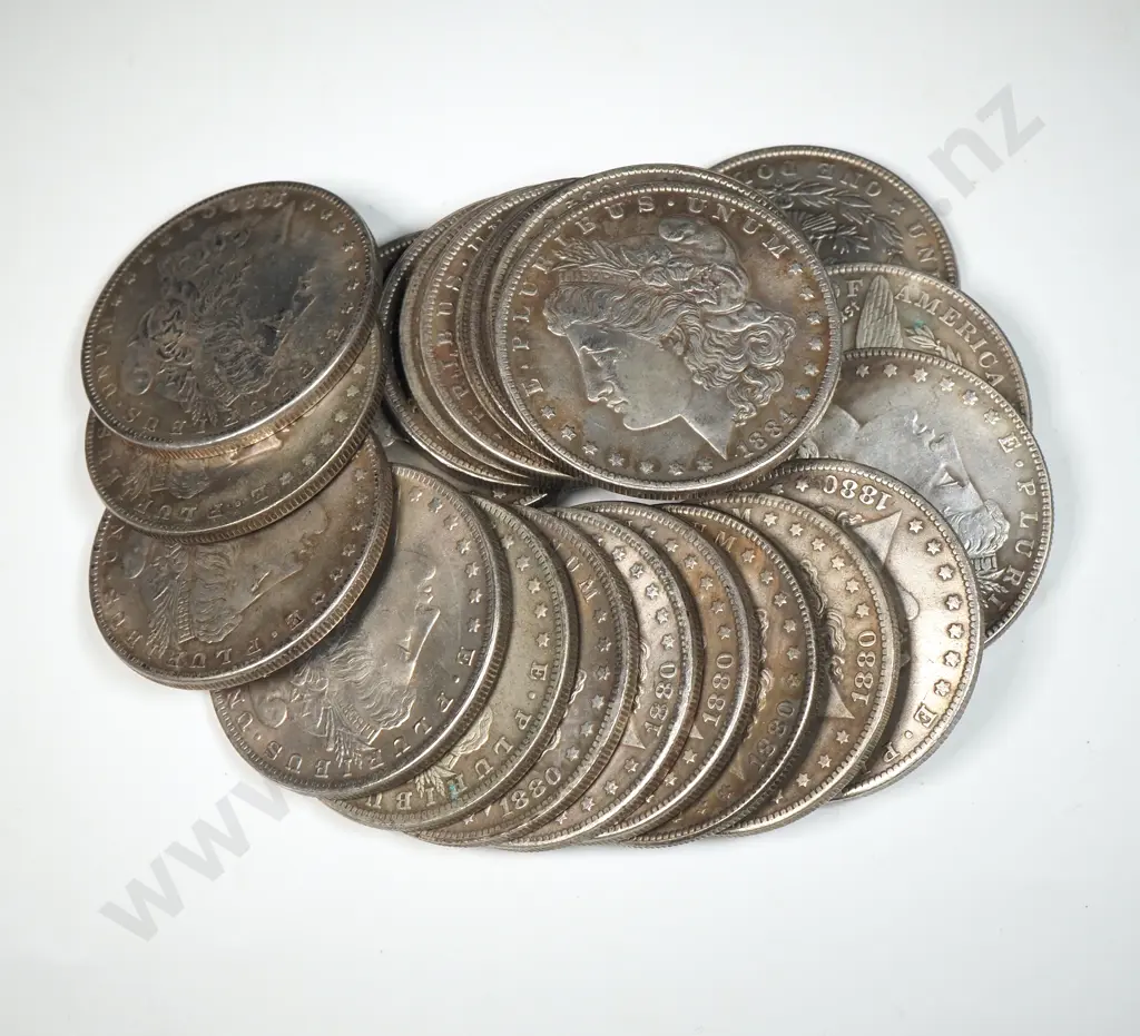 Large Assorted Lot of Fake Imitation USA Morgan Dollars Image 1++