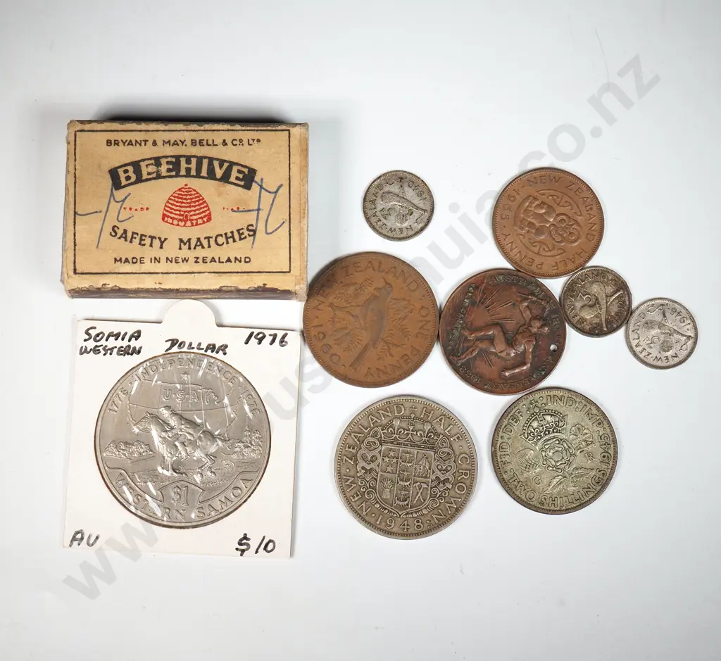 Assorted Coinage & Vintage Matchbox Image 1++