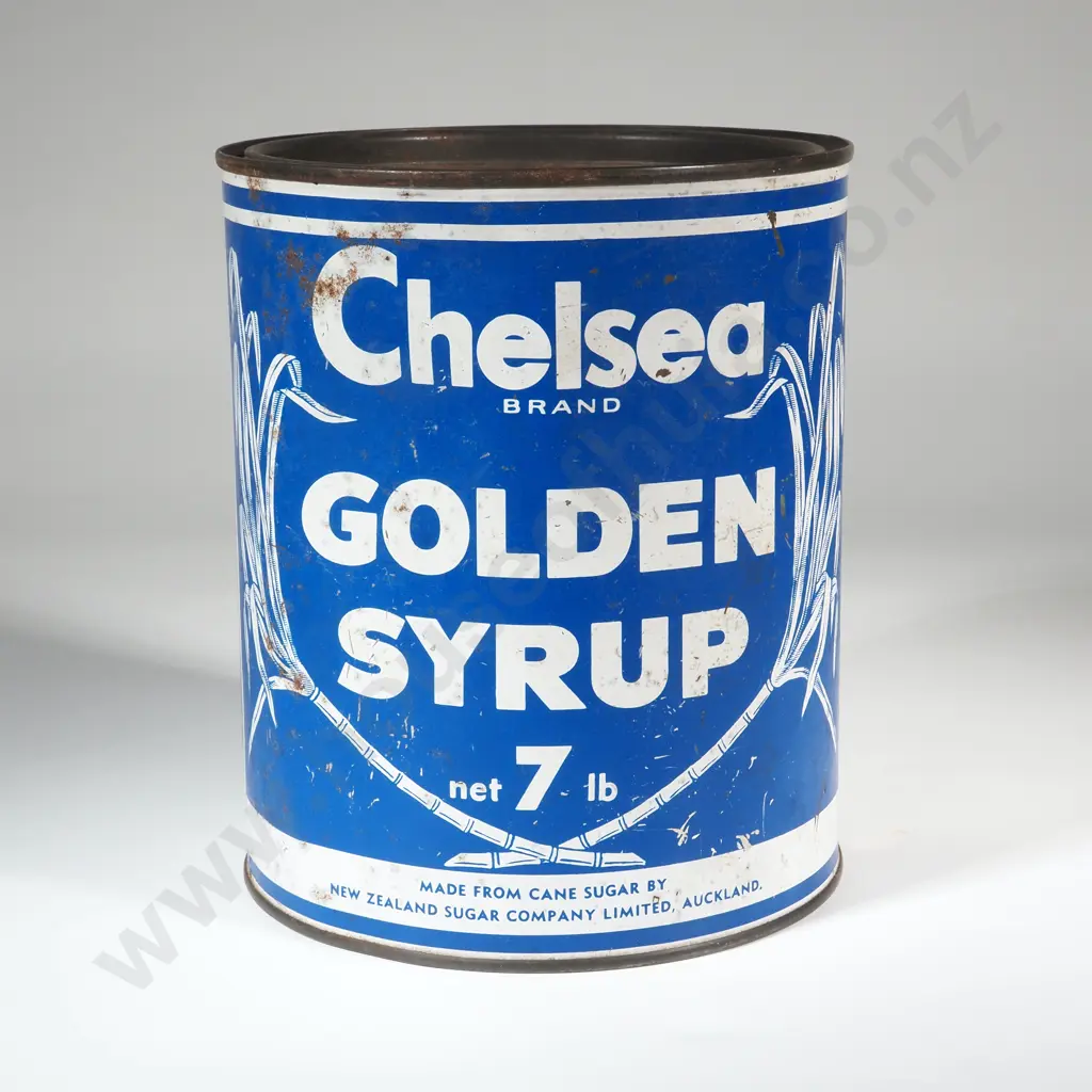 Vintage Chelsea Golden Syrup Tin. Net 71b Image 1++