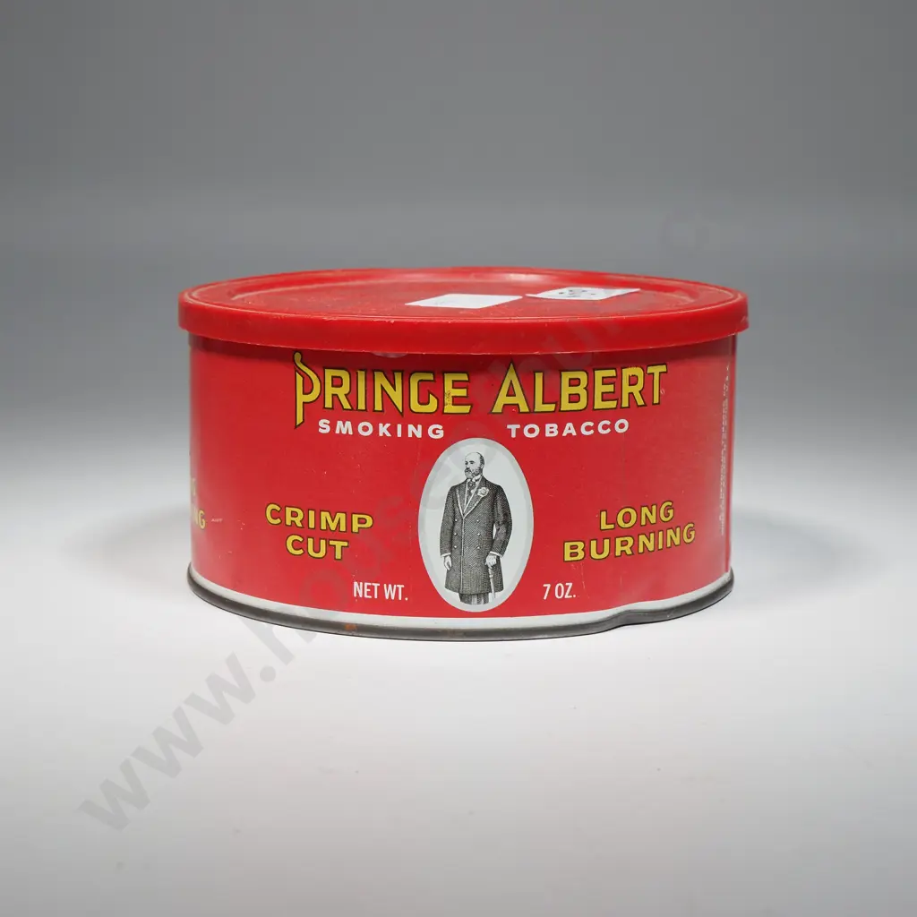Vintage Red Prince Albert Smoking Tobacco Tin. Image 1++
