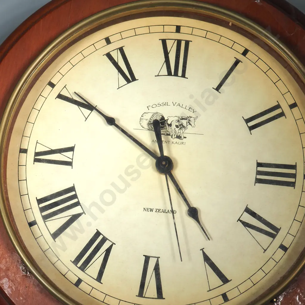Kauri "Fossil Valley" Wall Clock.  Image 1++