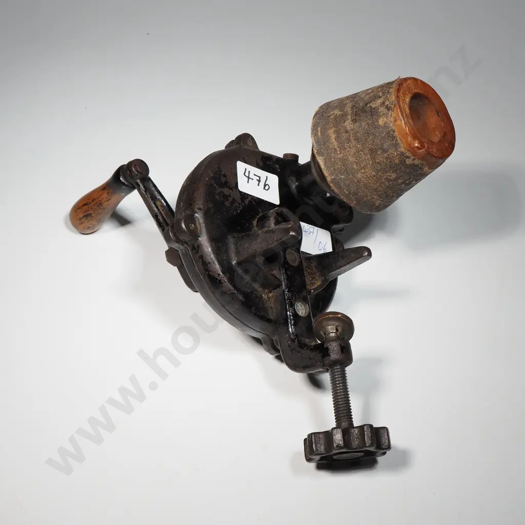 Vintage, Hand-Cranked Grinding or Sharpening Tool Image 1++