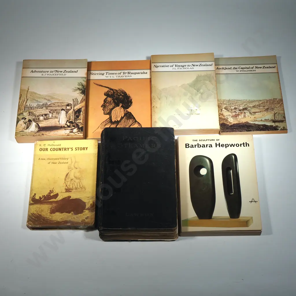Collection Of Six Books Including Pacific Steamers By Will Lawson Brown Son & Ferguson Ltd 1927 Image 1++