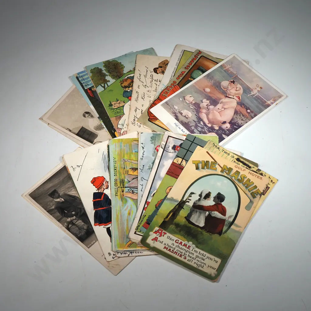 A Collection of Vintage Postcards - Mostly Humorous Image 1++