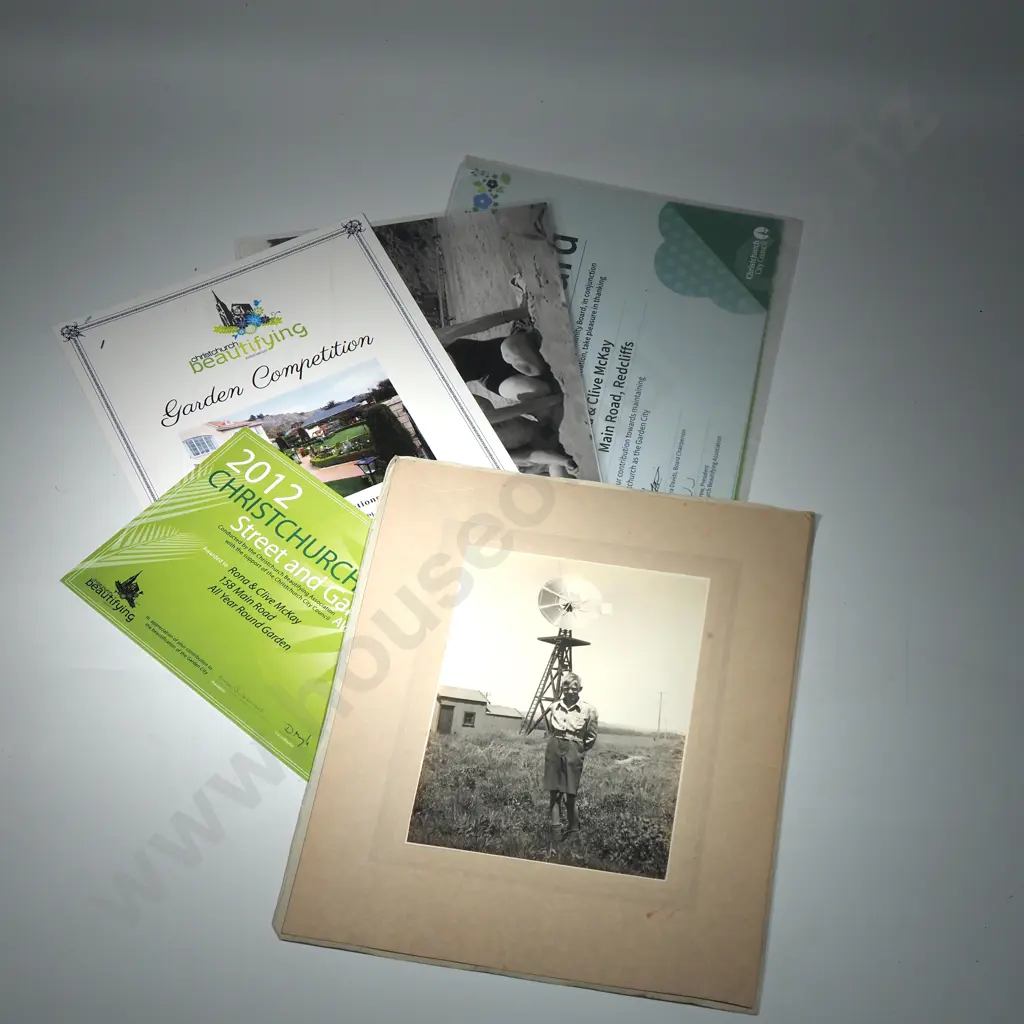 McKay Ephemera Incl 1944 Photo of Clive McKay Image 1++