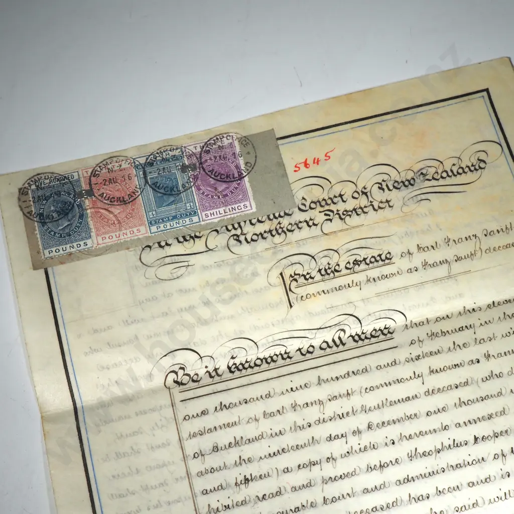 Estatee - Auckland New Zealand - 1916 Image 1++