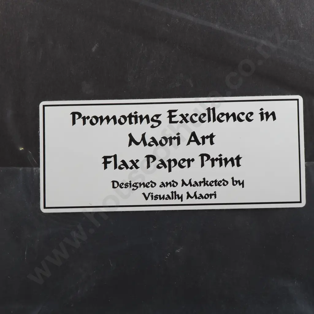 Contemporary Maori flax Paper Print Artwork Designed & Marketed By Visually Maori.  Image 1++