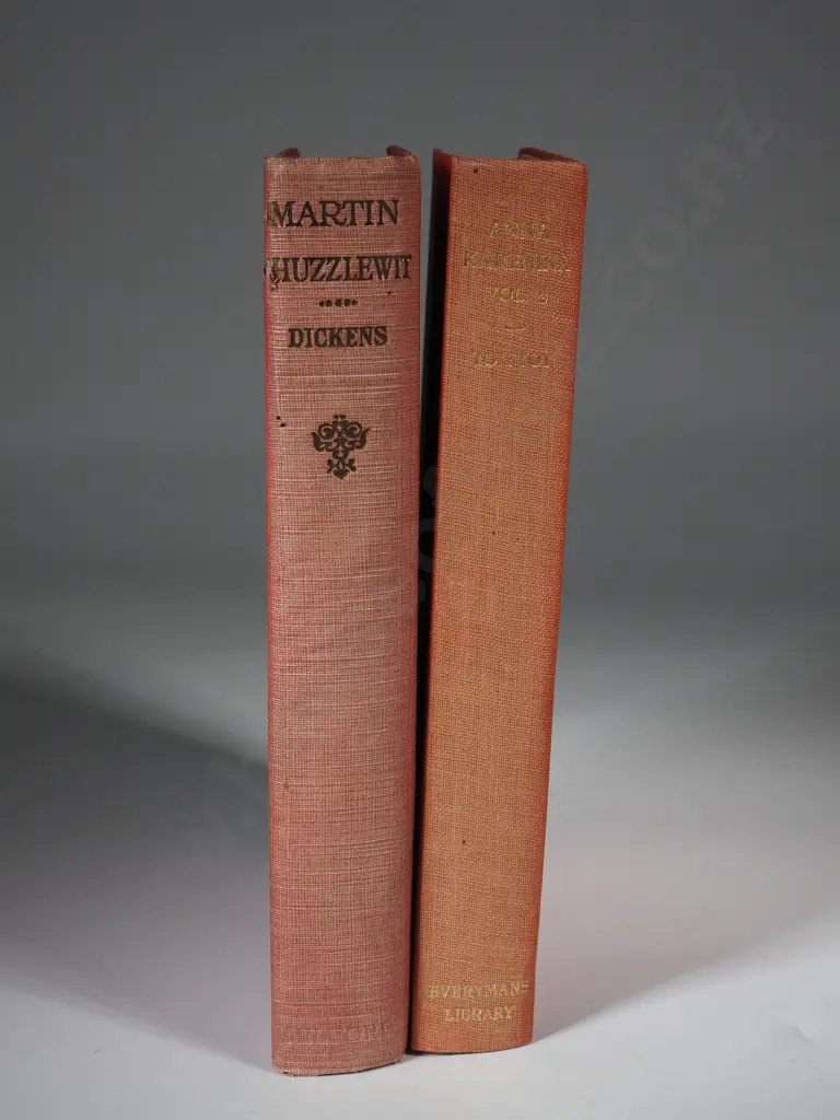 Dickens. C. The life & Adventures of Martin Chuzzlewit.  Tolstoy. Anna Karenina, Volume 2. Image 1++