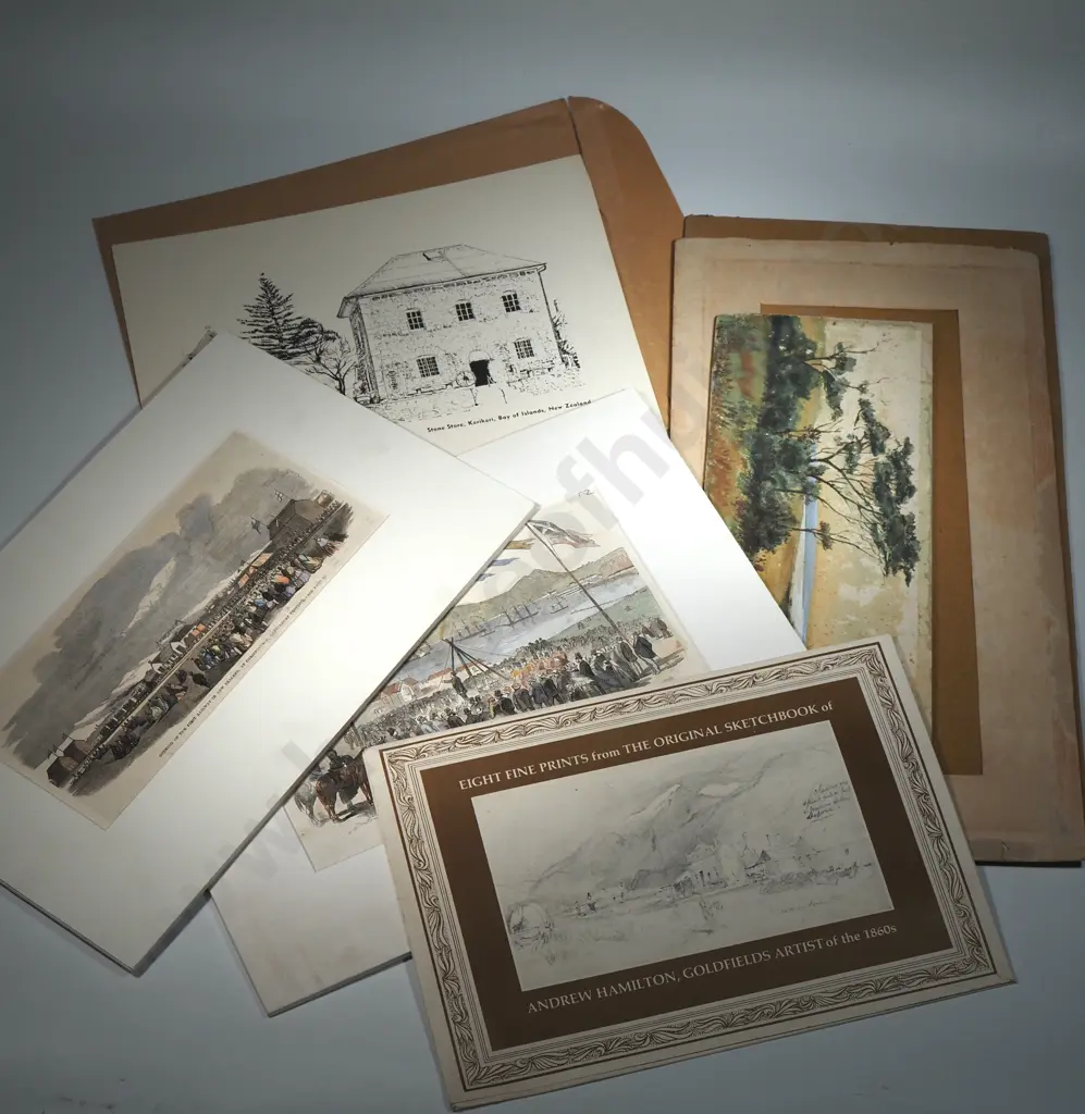 Two Early Prints Of New Zealand Image 1++