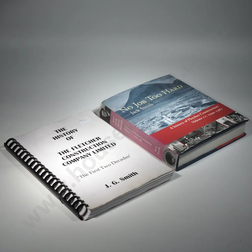No Job Too Hard: A history of Fletcher Construction, Vol 2: 1940–65 and The History of Fletcher Construction Company Ltd Image 1++