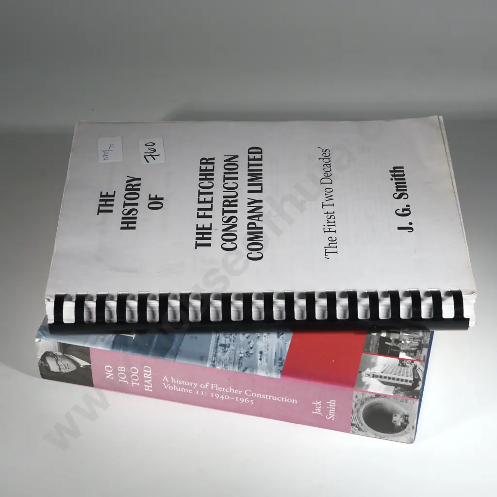 No Job Too Hard: A history of Fletcher Construction, Vol 2: 1940–65 and The History of Fletcher Construction Company Ltd Image 1++