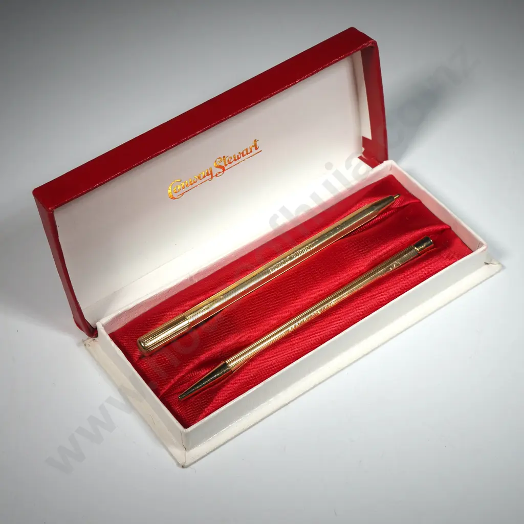 Vintage Conway Stewart Ball Point Pen & Propelling Pencil Set  Image 1++