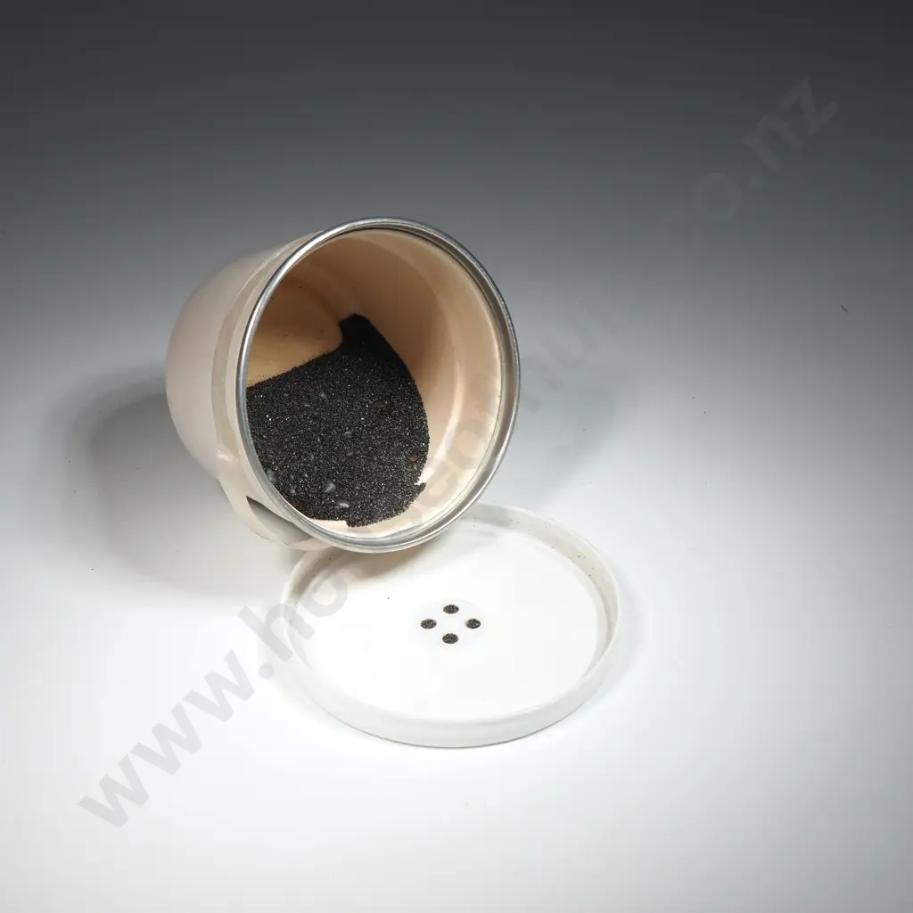 Container of Black Sand w Gold Specks. Image 1++